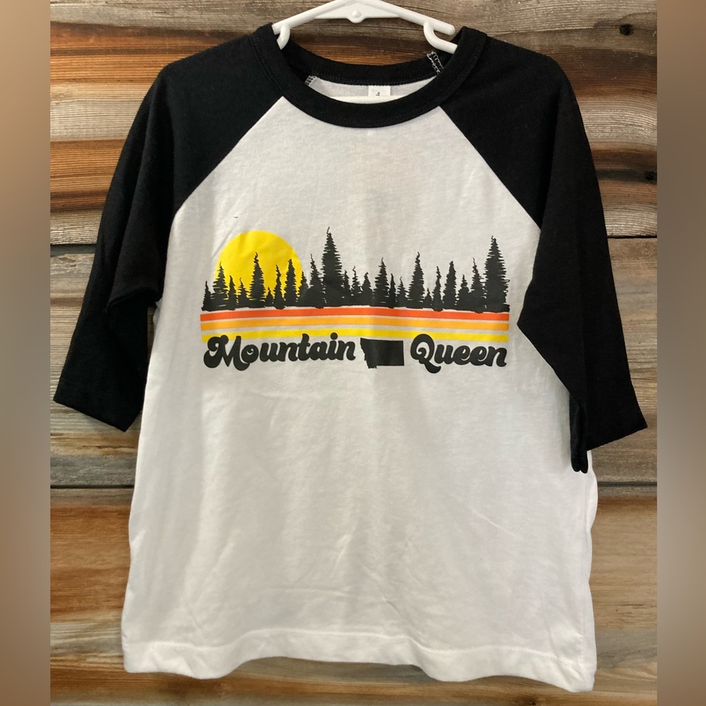 Montana 3/4 sleeve girls Tee size 5T.